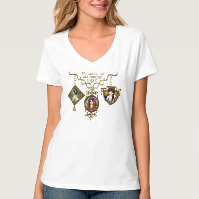 The Ladies of Art Nouveau T-Shirt (Front)
