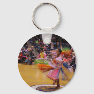 The Ladies' Turn PowWow Feather Dance Key Ring