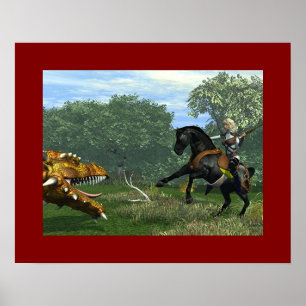 The Lady and Dragon Poster