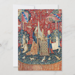 The Lady and the Unicorn, Hearing Thank You Card