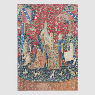 The Lady and the Unicorn, Hearing Tissue Paper