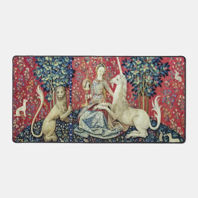The Lady and the Unicorn, Sight Desk Mat (Front)