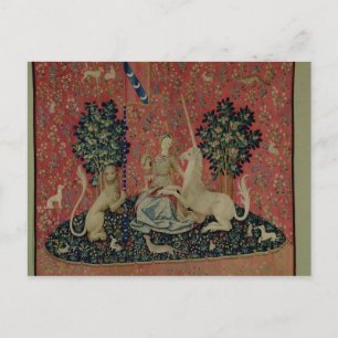 The Lady and the Unicorn: 'Sight' Postcard