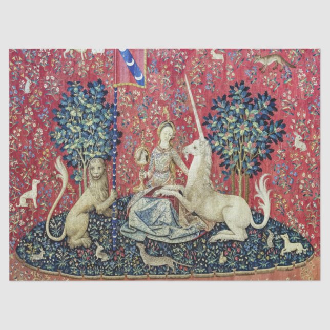 The Lady and the Unicorn, Sight Tissue Paper (Front)