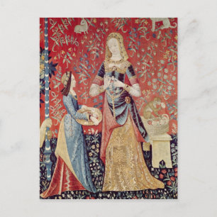 The Lady and the Unicorn: 'Smell' Postcard