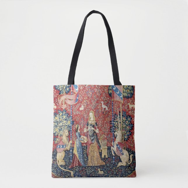 The Lady and the Unicorn, Smell Tote Bag (Front)