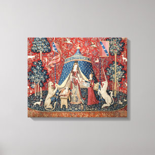 The Lady and the Unicorn, To my only desire Canvas Print