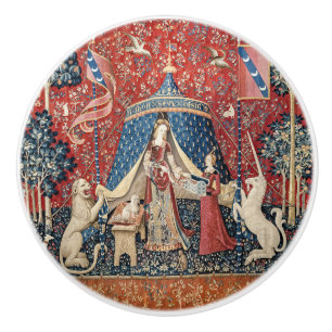 The Lady and the Unicorn, To my only desire Ceramic Knob