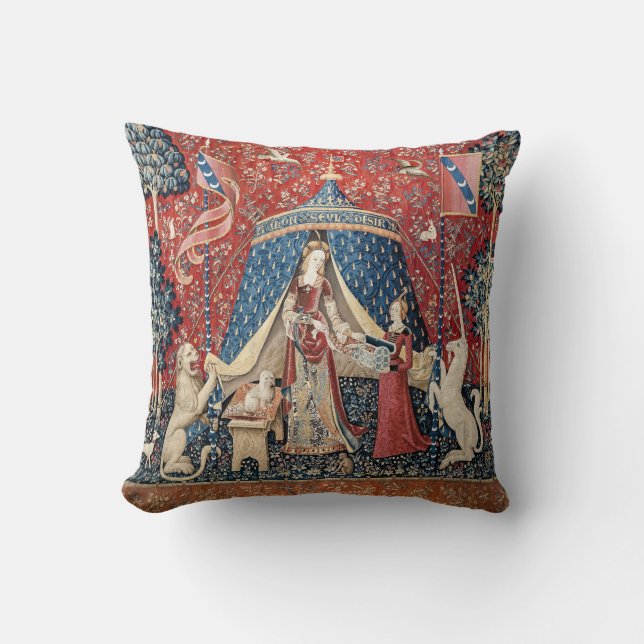 The Lady and the Unicorn, To my only desire Cushion (Front)