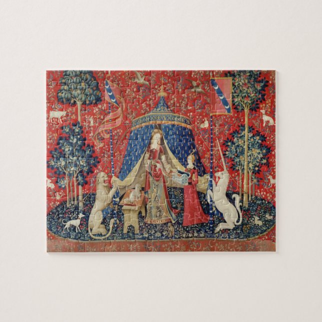 The Lady and the Unicorn: 'To my only desire' Jigsaw Puzzle (Horizontal)