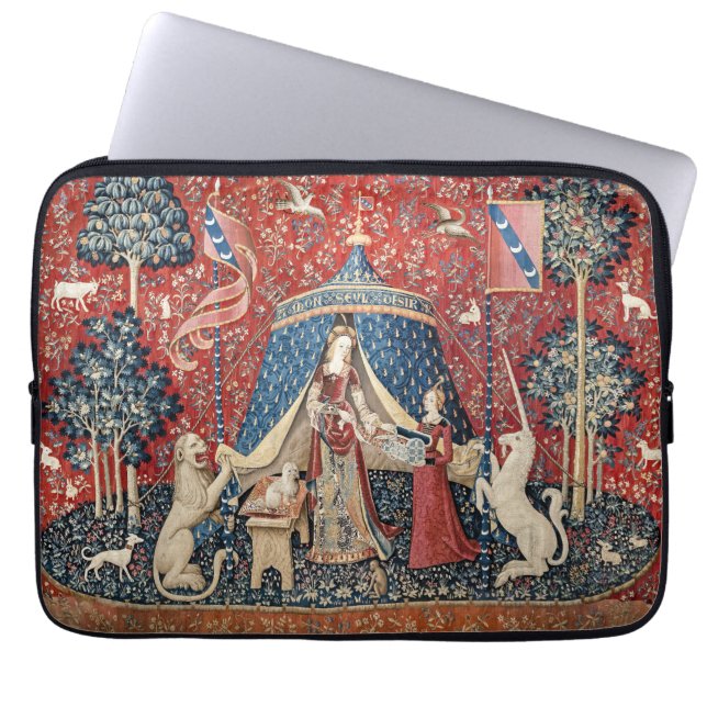 The Lady and the Unicorn, To my only desire Laptop Sleeve (Front)
