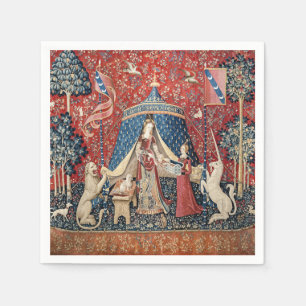 The Lady and the Unicorn, To my only desire Napkin