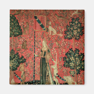The Lady and the Unicorn: 'Touch' Magnet