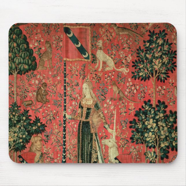 The Lady and the Unicorn: 'Touch' Mouse Pad (Front)