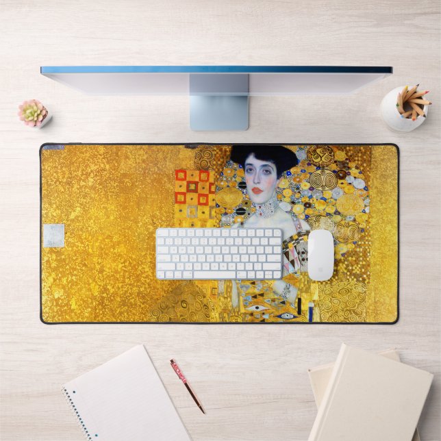 The Lady in Gold, Gustav Klimt Desk Mat (Office 1)