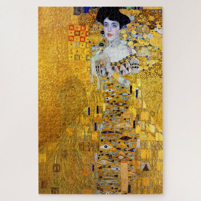 The Lady in Gold, Gustav Klimt Jigsaw Puzzle (Vertical)