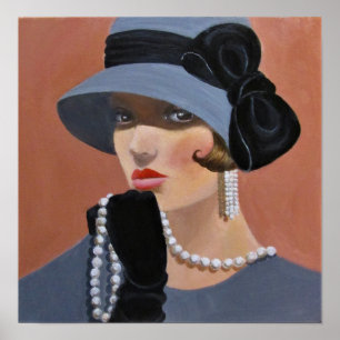 The Lady in Graay Poster