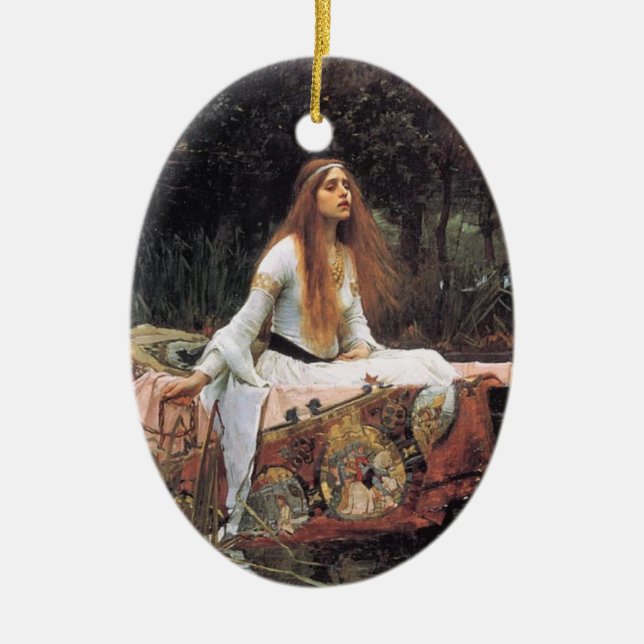 The Lady of Shallot Ornament (Front)