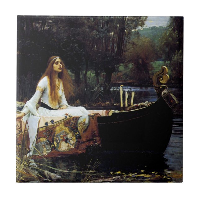 The Lady of Shallot Tile (Front)