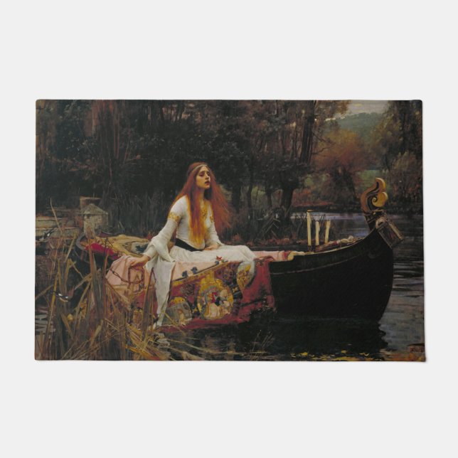 The Lady of Shalott – 1888 John William Waterhouse Doormat (Front)