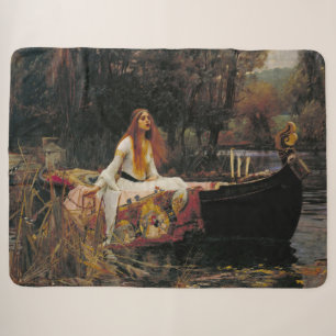 The Lady of Shalott 1888 John William Waterhouse Sherpa Blanket