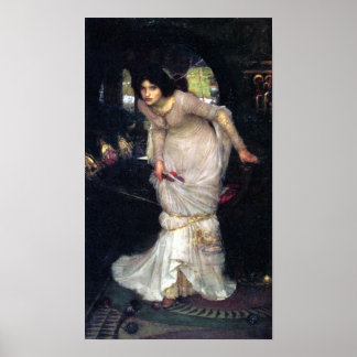 The Lady Of Shalott ~1894~ Poster