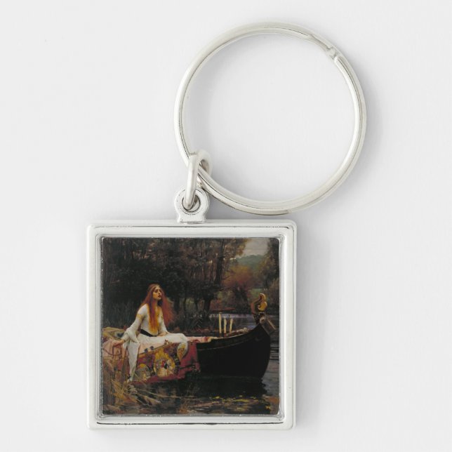 The Lady of Shalott: A Celtic Ghost Story Key Ring (Front)
