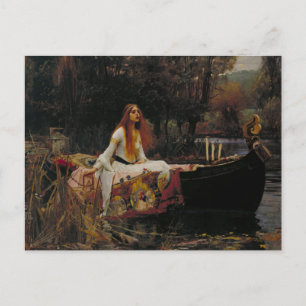The Lady of Shalott: A Celtic Ghost Story Postcard
