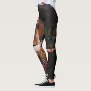 The Lady of Shalott by John William Waterhouse Leggings