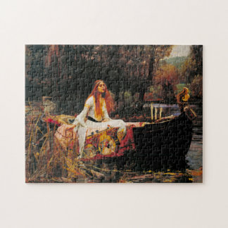 The Lady of Shalott, c. 1888 by John Waterhouse Jigsaw Puzzle