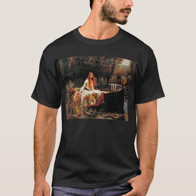 The Lady of Shalott, c. 1888 by John Waterhouse T-Shirt (Front)