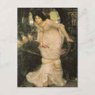 The Lady of Shalott - John William Waterhouse Postcard