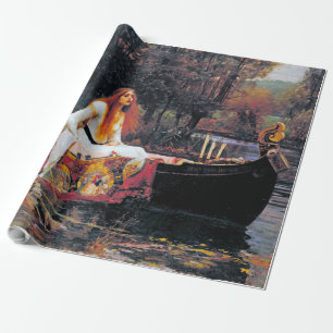 The Lady of Shalott, John William Waterhouse Wrapping Paper