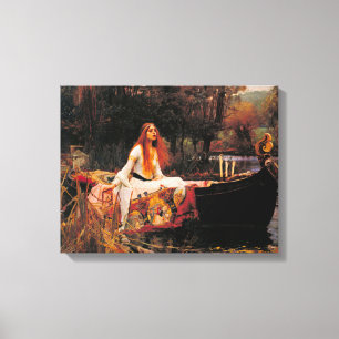 The Lady of Shalott (Mediaeval Beauty) Canvas Print