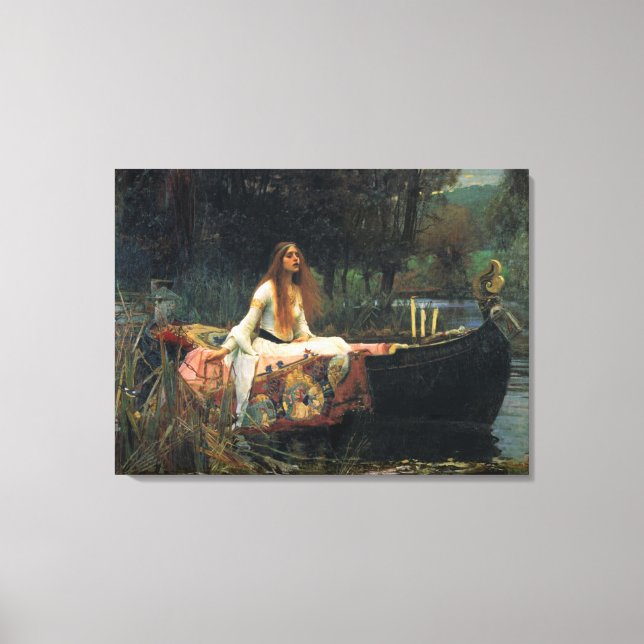 The Lady Of Shalott - Oil Canvas Reproduction Print (Front)
