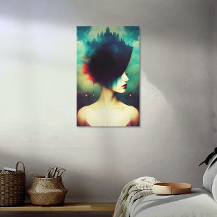 The Lady of the Castle Canvas Print