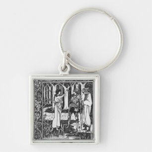The Lady of the Lake telleth Arthur Key Ring