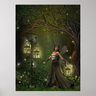 The Lady of the Lanterns Print