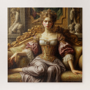 The lady resting jigsaw puzzle