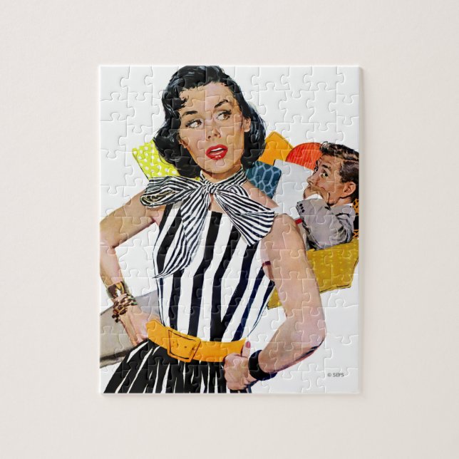 The Lady Was Insulted 2 Jigsaw Puzzle (Vertical)