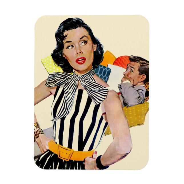 The Lady Was Insulted Magnet (Vertical)