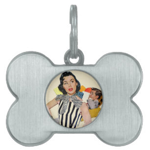 The Lady Was Insulted Pet Tag