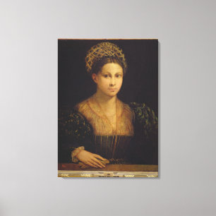 The Lady with the Green Turban Canvas Print