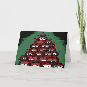 The Ladybug Holiday Fest Illustration Card