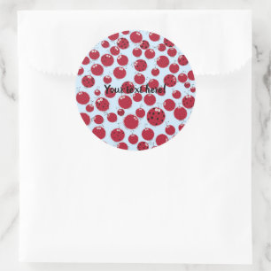 The Ladybug Shindig Classic Round Sticker