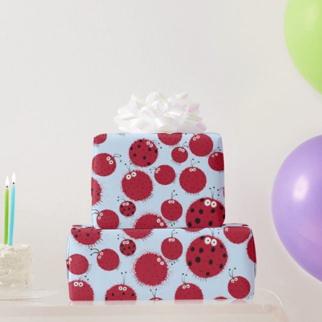 The Ladybug Shindig Wrapping Paper (Party Gifts)