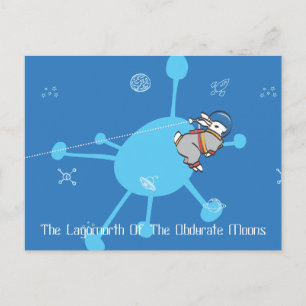 THE LAGOMORTH OF THE OBDURATE MOONS POSTCARD