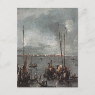 'The Lagoon Looking Towards Murano' Postcard