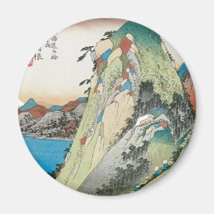 The Lake at Hakone, Japan circa 1831- 1834 Magnet