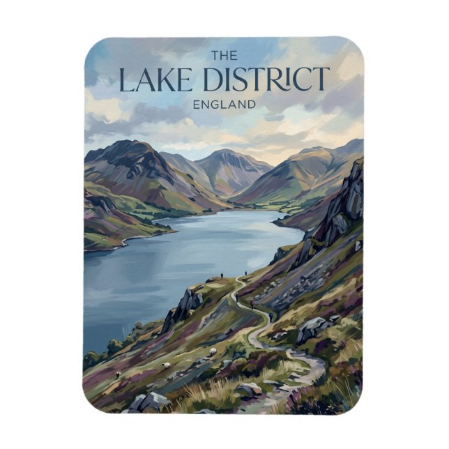 The Lake District England Magnet (Vertical)